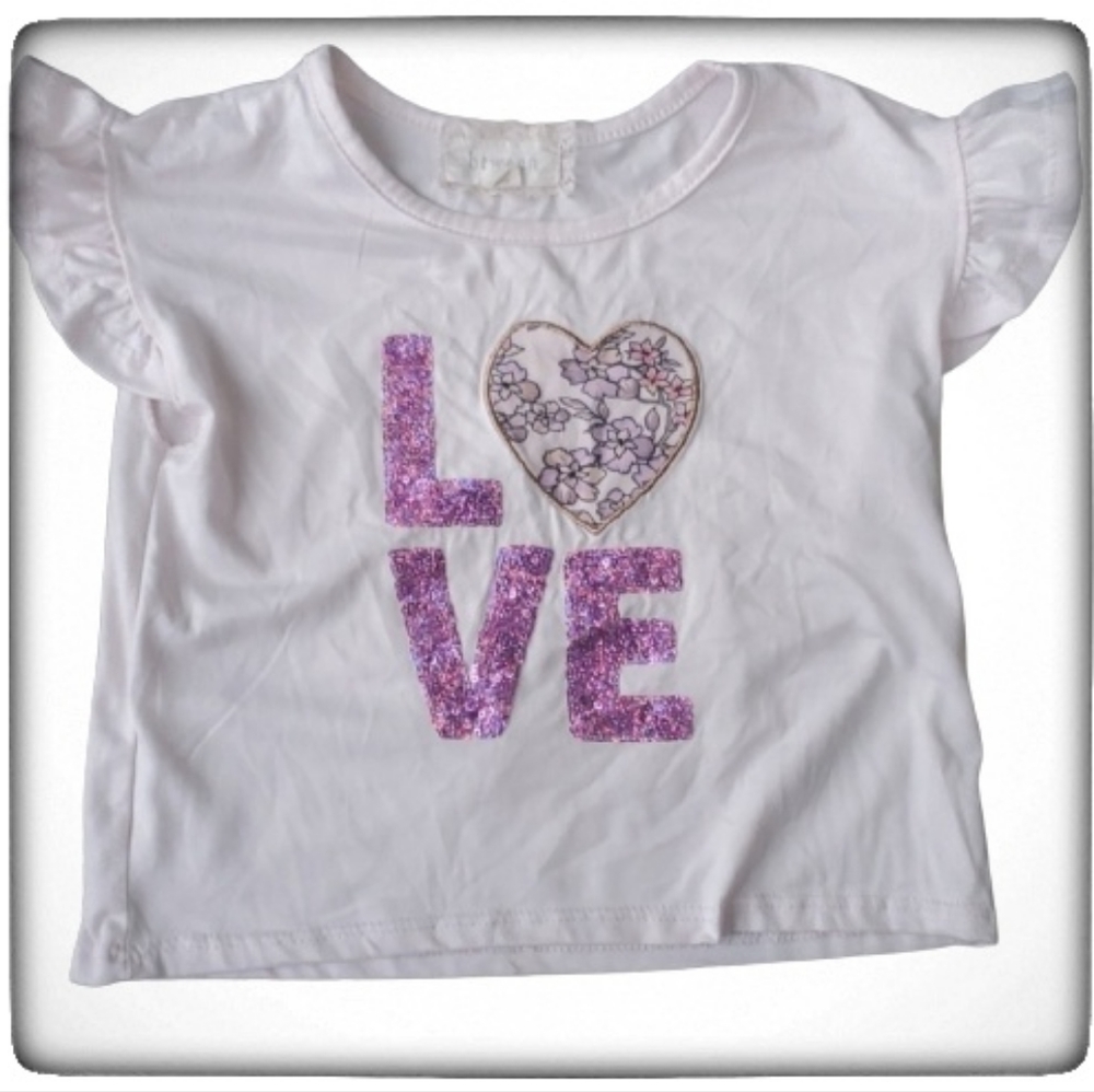 Between Love Shortsleeve Top-4T
